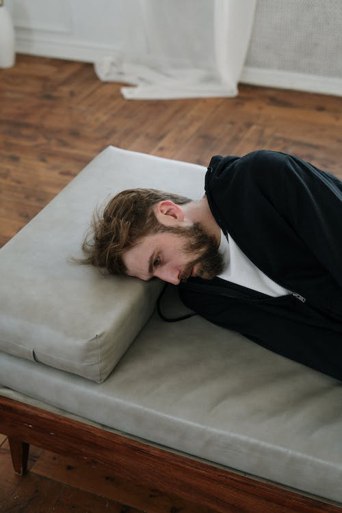 A patient in an addiction therapy session