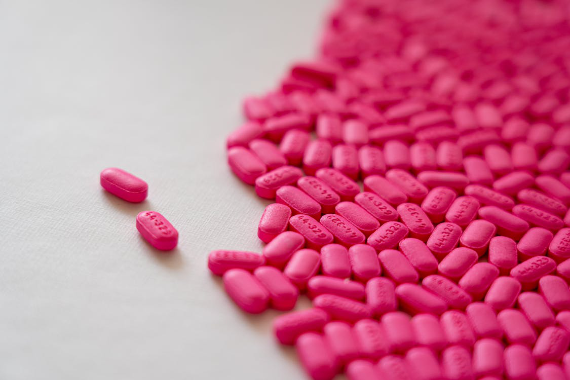 An image of punk pills on a white background