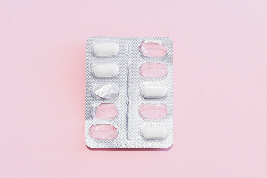 An image of pills in a blister pack   