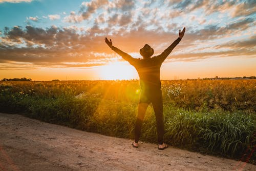 A man happy after recovery
